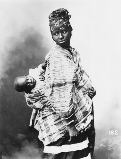 Madre e bambino senegalesi da French Photographer